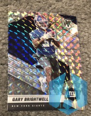 2021 Panini Mosaic Gary Brightwell Silver Mosaic #377 RC